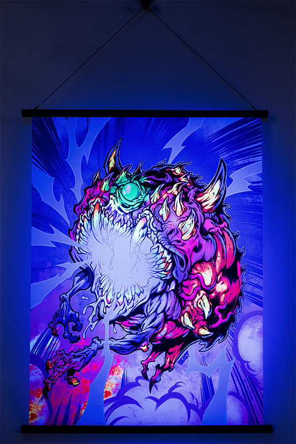 DOOM Eternal Cacodemon Wall Scroll by Beast Wreck - Image 4
