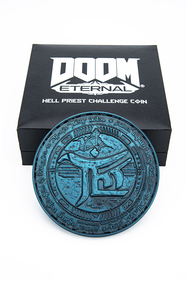DOOM Eternal Hell Priest Challenge Coin - Image 5
