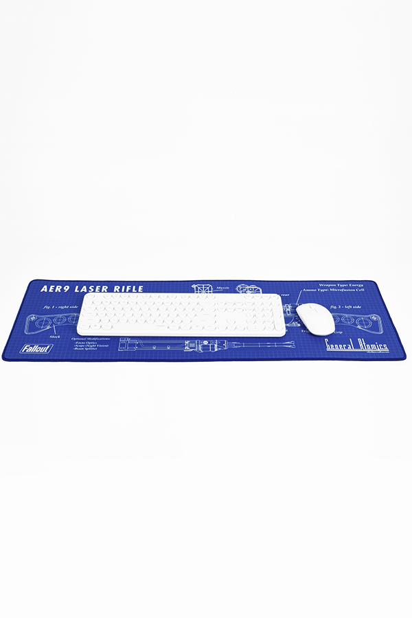 Fallout Laser Rifle Schematics Oversized Mouse Pad - Image 16