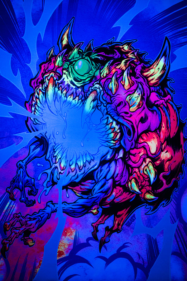 DOOM Eternal Cacodemon Wall Scroll by Beast Wreck - Image 8