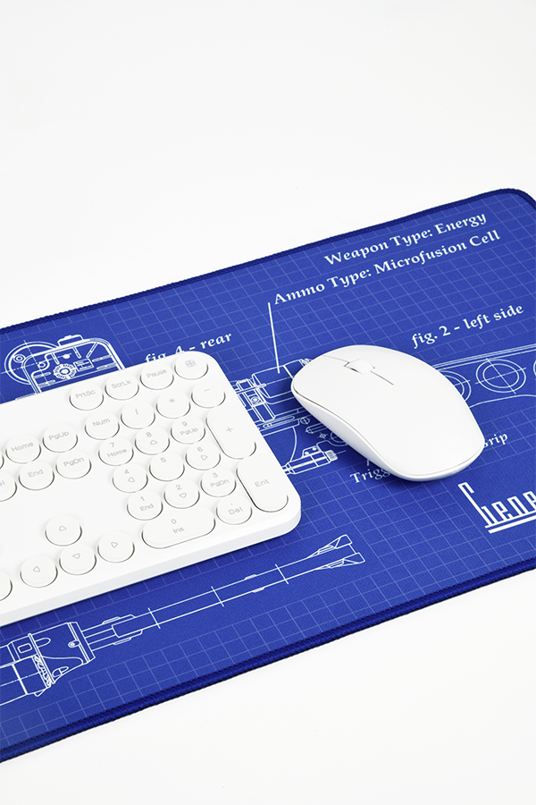 Fallout Laser Rifle Schematics Oversized Mouse Pad - Image 17